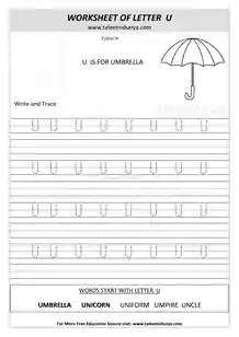 worksheet U
